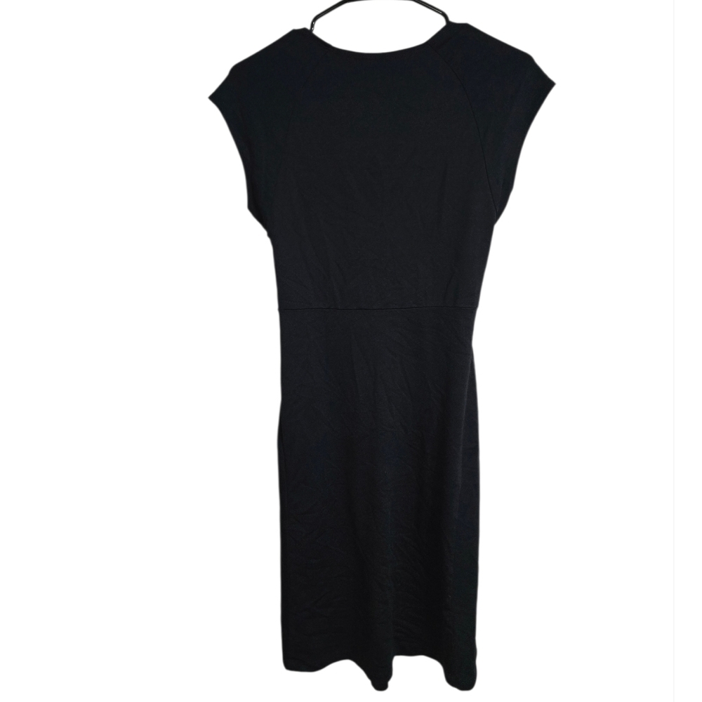Patagonia Bandha Twist Front Midi Dress Black Size S PTP 16" - Picture 3 of 4